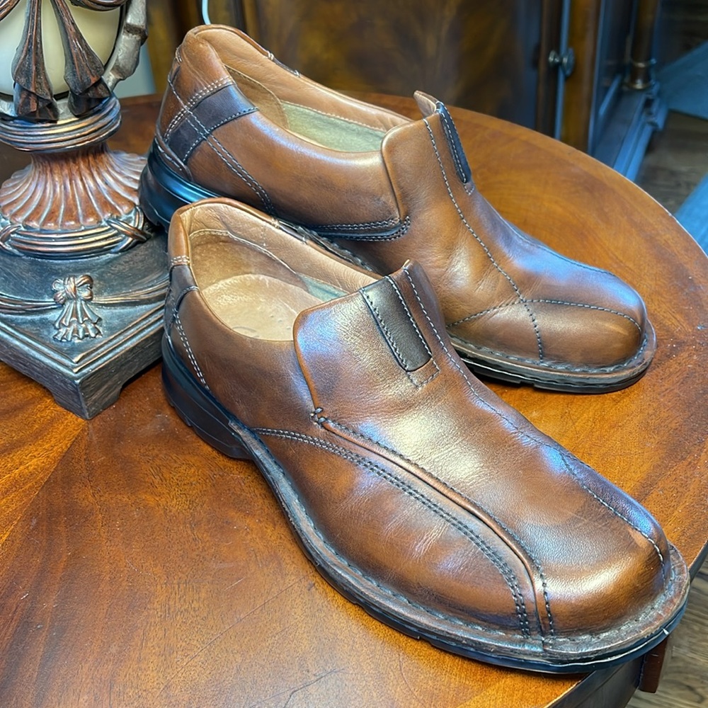 Clark’s Men Loafers 👞 size  10 1/2  M Brown - Picture 3 of 10